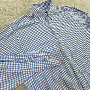 Vineyard Vines Mens Large Slim Fit‎ Whale Flannel Shirt Long Sleeve Button